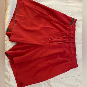 Lululemon Men’s running shorts with liner 5”